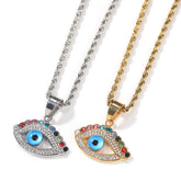 Jewelry Diamond 'Blue Eye' Necklace St. Valentine's Spectrum