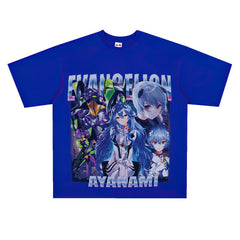 Film Star T Shirt Short Sleeve Loose Pure Cotton Trendy T-shirt Men and Women