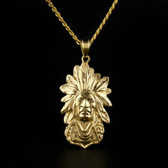 Jewelry Indian Chief Pendant