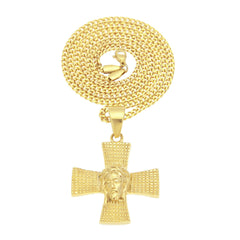 Jewelry Creative Cross Pendant Necklace Animal Cannabis rapper Dog Tags