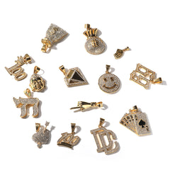 Jewelry Stainless Steel Plated Hip Hop Pendant Necklace rapper