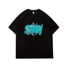 Camisas Vintage Hombre Vintage Short Sleeve T-Shirt Summer Loose