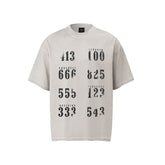 80s Casual Classics Shirts Vintage Washed Old Printed Short Sleeve Digital Graffiti Printed T-Shirt