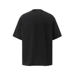 80s Casual Classics Shirts Graffiti Print Short Sleeve T-Shirt Hip Hop Loose Crew Neck Top