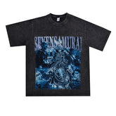 Film Star T Shirt Trendy Cotton Short Sleeve Loose round Neck Retro T-shirt for Men and Women