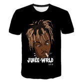 Juice WRLD T Shirt 3D Printing Loose