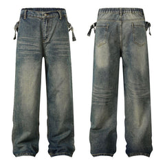 American Mens Jeans Retro Casual Jeans