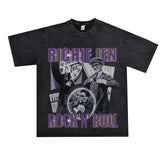 Film Star T Shirt Movie Safe to Lower Loose Retro Street Cotton T-shirt Men and Women