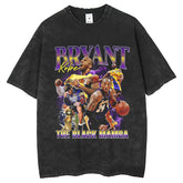 Men T Shirts Printed Vintage Hip Hop Wash Old