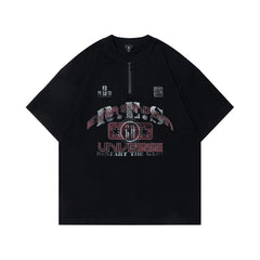 Ellie Seattle Shirt Vintage Old Mottled Letter Crew Neck T