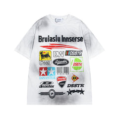 Ellie Seattle Shirt Loose Crew Neck Short Sleeve T-Shirt