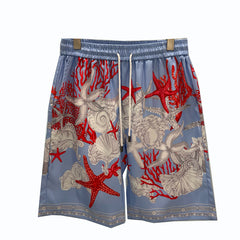 East Coast Shorts Summer Digital Print Men's Beach Pants Shorts