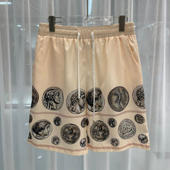 East Coast Shorts Summer Casual Digital Print Men's Shorts Beach Shorts