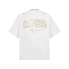 80s Casual Classics Shirts Embroidered Short Sleeve T-Shirt Summer Loose Oversize Top