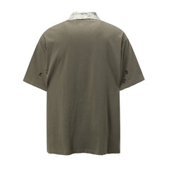 80s Casual Classics Shirts Lapel Loose Short Sleeve T-Shirt Summer Casual Top