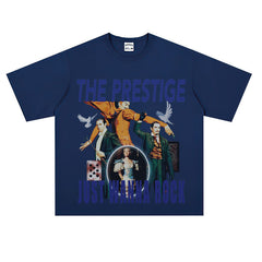 Film Star T Shirt Movie Deadly Magic Loose Retro Street Cotton T-shirt Men and Women