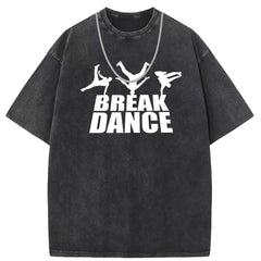 Men T Shirts Crew neck short sleeve T-shirt washed old American style