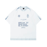 Ellie Seattle Shirt Vintage Training Suit Half Zip T-Shirt Short Sleeve