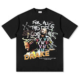Drake T Shirts Hip Hop Loose T Shirts