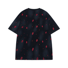 Ellie Seattle Shirt Washed Graffiti Crew Neck T-Shirt