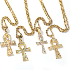 Jewelry Fashion Necklace Ankh Crosses Egypt Pieces