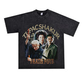 Film Star T Shirt Japanese Movie Zatōichi Loose Street Cotton T-shirt Men