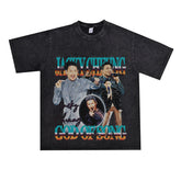 Film Star T Shirt Hong Kong God of Song Zhang Xueyou Printed Loose Street T-shirt