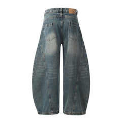 American Men Jeans Straight Jeans Loose Casual Wide Leg Pants