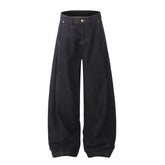 American Mens Jeans Loose Casual Wide Leg Pants