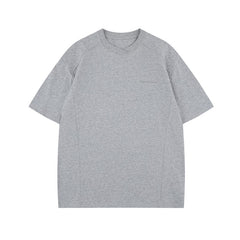 Ellie Seattle Shirt Embroidery Loose Casual Crew Neck Short Sleeve T-Shirt