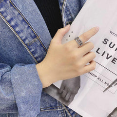 Chrome Heart Ring Cross Anchor