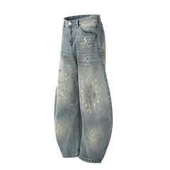 American Mens Jeans Loose Straight Pants