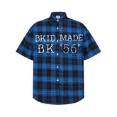 80s Casual Classics Shirts Vintage Embroidered Checked Short Sleeve Shirts