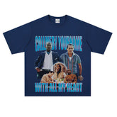 Film Star T Shirt Movie Green Book Loose Retro Street Pure Cotton Personalized T-shirt Men and Women