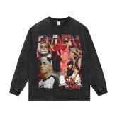 Detroit Eminem Hoodie Vintage Hip Hop EMINEM Printed Loose T-Shirt