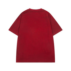 Ellie Seattle Shirt Wash Short Sleeve T-Shirt Men Loose Oversize