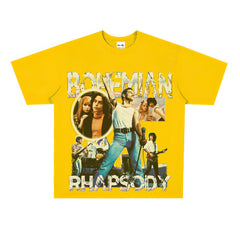 Film Star T Shirt Retro Street Cotton American T-shirt