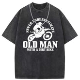 Men T Shirts Retro old cotton short-sleeved T-shirt