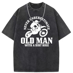 Men T Shirts Retro old cotton short-sleeved T-shirt