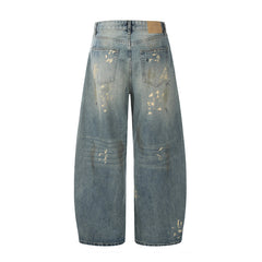 American Mens Jeans Loose Straight Pants