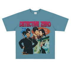 Film Star T Shirt Hong Kong Movie Surrounding Stephen Chow Short Sleeve American Retro T-shirt