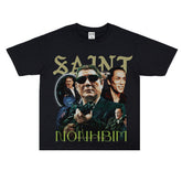 Film Star T Shirt Loose Heavy American Retro Street Personality T-shirt Men