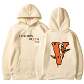 Juice WRLD in Loving Memory Hoodie Vlone & Friends Sweater Loose