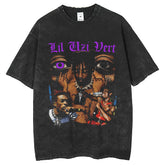 Men T Shirts hiphop street American old washing water short sleeves