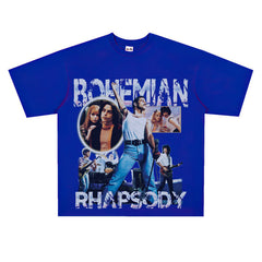 Film Star T Shirt Retro Street Cotton American T-shirt