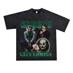 Film Star T Shirt Loose Heavy Retro Street Cotton American T-shirt