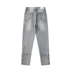 American Mens Jeans Vintage Wash Make Old Jeans