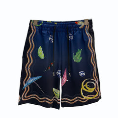 East Coast Shorts Summer Casual Digital Print Men's Shorts Beach Shorts