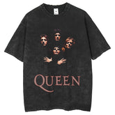 Men T Shirts American Queen Band T-Shirt Loose