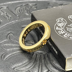 Chrome Heart Ring Golden Cross